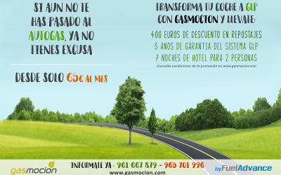 Promoción: Pásate al autogas con Gasmocion y By Fuel Advance