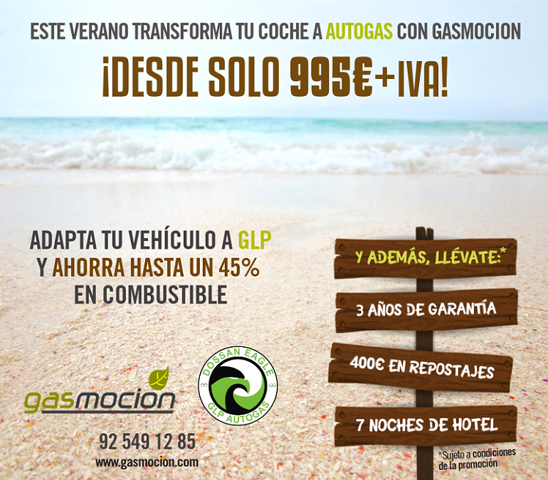 Promoción verano: Pásate al autogas GLP con Dossan Eagle y Gasmocion