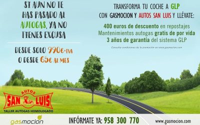 Promoción: Pásate al autogas con Gasmocion y Autos San Luis